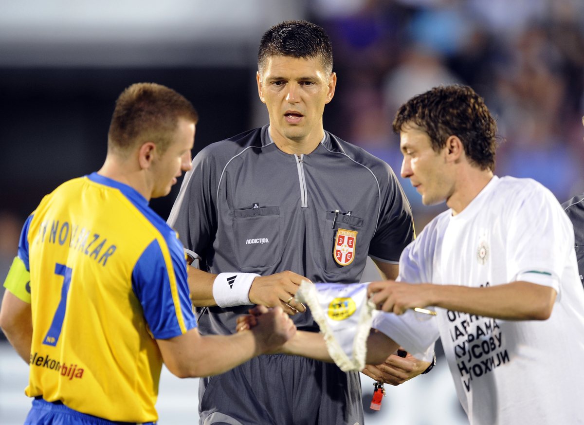 FUDBAL - SRDJAN KAURIN, sudija iz Subotice, na utakmici Partizan - Novi Pazar. Beograd, 13.08.2011. photo:N.Parausic