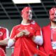 NAVIJACI fudbalera reprezentacije Svajcarske na utakmici FIFA Svetskog prvenstva u Rusiji protiv Srbije na stadionu Baltika arena, Kalinjingrad 22.06.2018. godine Foto: Marko Metlas Fudbal, Srbija, FIFA Svetsko prvenstvo 2018, Rusija, Svajcarska