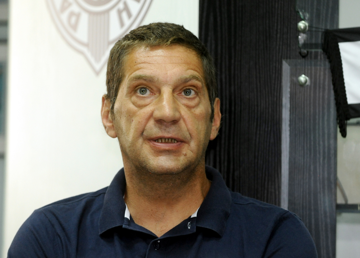 IGOR MILANOVIC novi sef strucnog staba VK Partizan, na promociji na bazenu na Banjici. Beograd, 14.08.2020. foto: Nebojsa Parausic Vaterpolo, Partizan