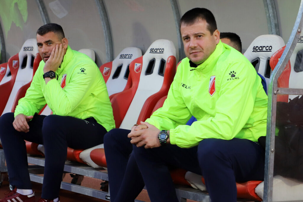 NENAD LALATOVIC trener fudbalera Vojvodine Novi Sad na utakmici Kupa Srbije protiv Partizana na stadionu Karadjordje, Novi Sad 21.04.2021. godine Foto: MN PRESS PHOTO Fudbal, Partizan, Kup Srbije, Vojvodina Novi Sad