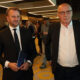 OSTOJA MIJAILOVIC predsednik i DRAGAN TODORIC bivsi sportski direktor proslava kosarkasa Partizana 30 godina od osvajanja Kupa sampiona hotel Kraun Plaza, Beograd 14.04.2022. godine Foto: Marko Metlas Kosarka, Partizan, Kup Evropskih sampiona, Istanbul 1992