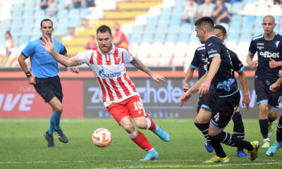 ALEKSANDAR KATAI, fudbaler Crvene zvezde, na prvenstvenoj utakmici protiv Spartaka, na stadionu Rajko Mitic. Beograd, 09.10.2022. foto: Nebojsa Parausic Fudbal, Crvena zvezda, Spartak