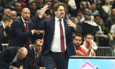 ANDREA TRINCHIERI Andrea Trinkijeri, trener kosarkasa Bajerna, na utakmici Evrolige protiv Partizana, u Beogradskoj Stark areni. Beograd, 29.12.2022. foto: Nebojsa Parausic Kosarka, Euroleague, Partizan, Bajern