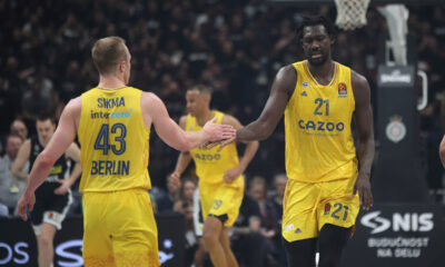 CHRIST KOUMADJE Krist Kumadje kosarkas Albe Berlin na utakmici Evrolige protiv Partizana u hali Stark Beogradska arena, Beograd 02.03.2023. godine Foto: Marko Metlas Kosarka, Partizan, Evroliga, Alba Berlin