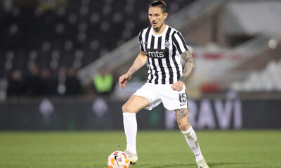 LJUBOMIR FEJSA fudbaler Partizana na utakmici Superlige Prvenstva Srbije protiv Kolubare Lazarevac na stadionu Partizana, Beograd 08.03.2023. godine Foto: Marko Metlas Fudbal, Partizan, Superliga Prvenstvo Srbije, Kolubara Lazarevac