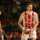 FILIP PETRUSEV kosarkas Crvene Zvezde na utakmici ABA Lige protiv Splita u hali Aleksandar Nikolic, Beograd 17.04.2023. Foto: Ivica Veselinov / MN PRESS KOSARKA, BASKETBALL, ABA LIGA, ABA LEAGUE, CRVENA ZVEZDA, KK SPLIT