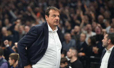 ERGIN ATAMAN, trener kosarkasa Panatinaikosa, na utakmici Evrolige protiv Partizana, u Beogradskoj Stark areni. Beograd, 30.11.2023. foto: Nebojsa Parausic / MN press Kosarka, Euroleague, Partizan, Panatinaikos