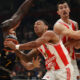 YAGO DOS SANTOS Jago Dos Santos kosarkas Crvene Zvezde na utakmici Evrolige protiv Real Madrida u hali Beogradska Stark Arena, Beograd 19.12.2023. godine Foto: Ivica Veselinov / MN PRESS KOSARKA, BASKETBALL, EVROLIGA, EUROLEAGUE, CRVENA ZVEZDA, REAL MADRID