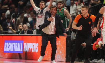 ERGIN ATAMAN trener kosarkasa Panatinaikosa na utakmici Evrolige protiv Crvene zvezde u hali Beogradska Stark Arena, Beograd 20.03.2024. godine Foto: Ivica Veselinov / MN PRESS KOSARKA, BASKETBALL, EVROLIGA, EUROLEAGUE, CRVENA ZVEZDA, PANATINAIKOS, PANATHINAIKOS