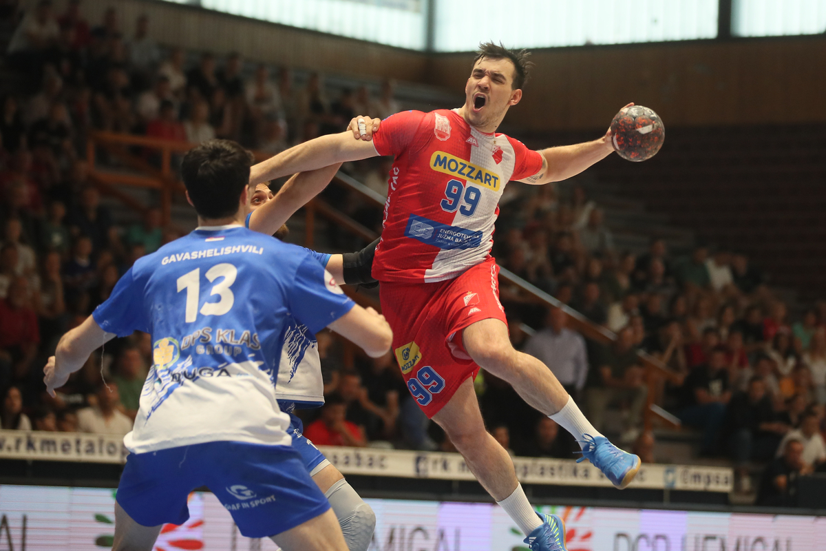 JOVICA NIKOLIC rukometas Vojvodine na utakmici finala Prvenstva Srbije protiv Metaloplastike u SC Zorka, Sabac 26.05.2024. godine Foto: Ivica Veselinov / MN PRESS RUKOMET, HANDBALL, PRVENSTVO SRBIJE, NATIONAL CHAMPIONSHIP, VOJVODINA, METALOPLASTIKA