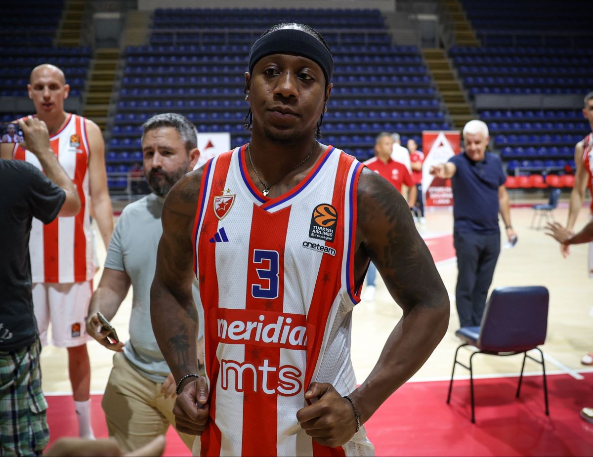 ISAIAH CANAAN Ajzea Kenan kosarkas Crvene zvezde na Media dej Evrolige u hali Aleksandar Nikolic Pionir, Beograd 04.09.2024. godine Foto: MN press/ss Kosarka, Crvena zvezda, Evroliga, Media day