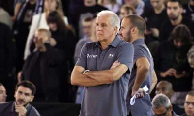 ZELJKO OBRADOVIC, trener kosarkasa Partizana, na prijateljskoj utakmici protiv Pariza, u hali 3 Beogradskog sajma. Beograd, 15.09.2024. foto: Nebojsa Parausic Kosarka, Partizan, Pariz