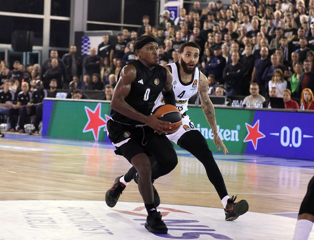 TJ SHORTS, kosarkas Pariza, na prijateljskoj utakmici protiv Partizana, u hali 3 Beogradskog sajma. Beograd, 15.09.2024. foto: Nebojsa Parausic Kosarka, Partizan, Pariz