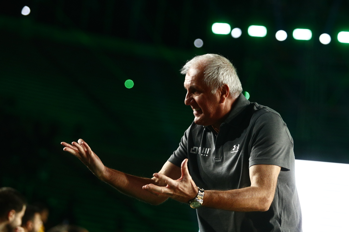 ZELIMIR OBRADOVIC ZELJKO, trener kosarkasa Partizana, na prijateljskoj utakmici protiv Panatinaikosa, na stadionu Panatinaiki. Atina, 21.09.2024. foto: MN Press / g4 Kosarka, Panatinaikos, Partizan