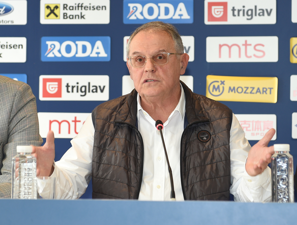 Press konferencija povodom promocije Nebojse Covica za predsednika KSS, u kuci kosarke. NEBOJSA COVIC Beograd, 02.10.2024. foto: Nebojsa Parausic Kosarka