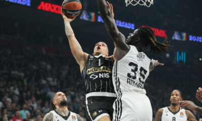 GABRIEL IFFE LUNDBERG Gabriel Ife Lundberg kosarkas Partizana na utakmici Evrolige protiv Virtusa u hali Beogradska Arena, Beograd 23.10.2024. godine Foto: Ivica Veselinov / MN PRESS KOSARKA, BASKETBALL, EVROLIGA, EUROLEAGUE, PARTIZAN, VIRTUS BOLOGNA, VIRTUS BOLONJA