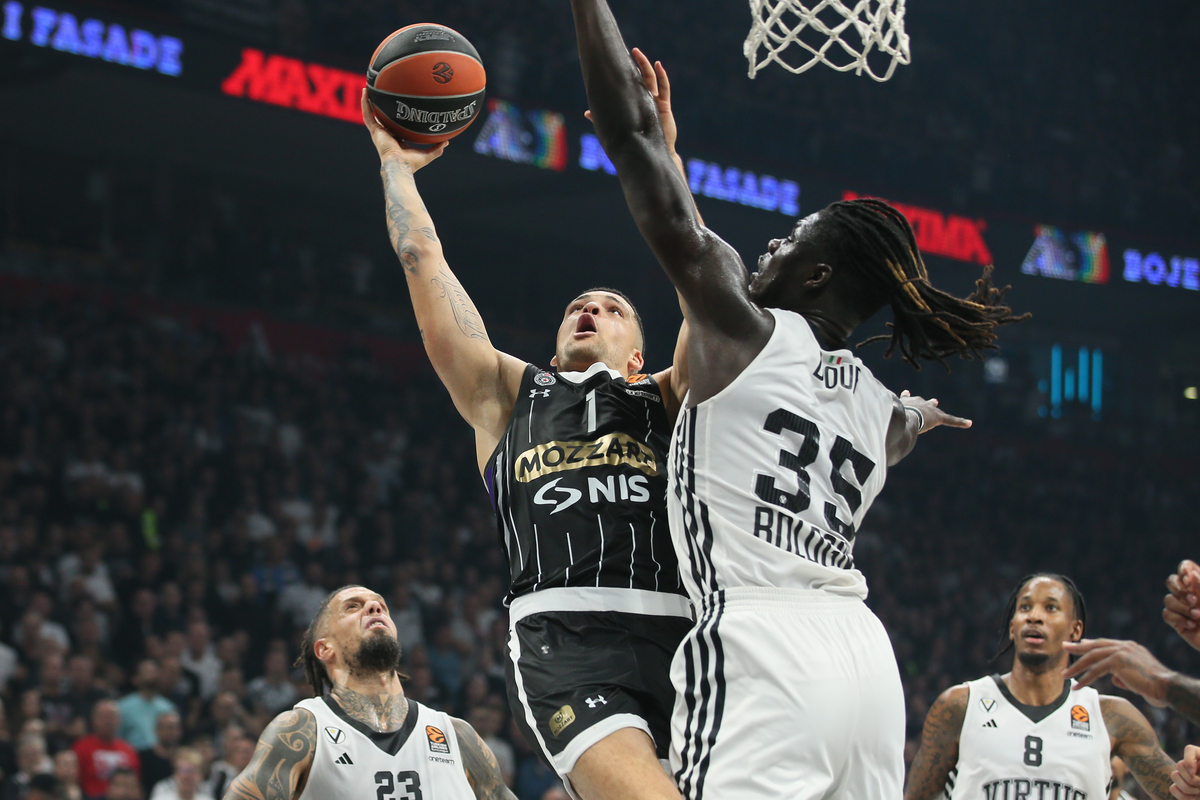 GABRIEL IFFE LUNDBERG Gabriel Ife Lundberg kosarkas Partizana na utakmici Evrolige protiv Virtusa u hali Beogradska Arena, Beograd 23.10.2024. godine Foto: Ivica Veselinov / MN PRESS KOSARKA, BASKETBALL, EVROLIGA, EUROLEAGUE, PARTIZAN, VIRTUS BOLOGNA, VIRTUS BOLONJA