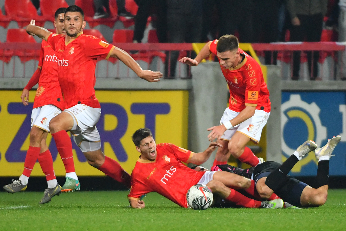 VLADIMIR MILETIC fudbaler Napretka Krusevac na utakmici Superlige Prvenstva Srbije protiv TSC na stadionu Mladost, Krusevac 27.10.2024. godine Foto: MNPress / mi Fudbal, TSC, Superliga Prvenstvo Srbije, Napredak Krusevac