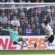 Liverpool's Diogo Jota, right, scores the opening goal past Crystal Palace's goalkeeper Dean Henderson during the English Premier League soccer match between Crystal Palace and Liverpool at Selhurst Park in London, Saturday, Oct. 5, 2024.(AP Photo/Ian Walton)