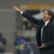 Inter Milan's head coach Simone Inzaghi gives instructions to his players during the Champions League opening phase soccer match between Inter Milan and Red Star, at the San Siro stadium in Milan, Italy, Tuesday, Oct. 1, 2024. (AP Photo/Luca Bruno)