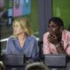 French professional soccer player Paul Pogba, right, watches from a VIP suite at the start of an MLS soccer match between Inter Miami and Charlotte FC, Saturday, Sept. 28, 2024, in Fort Lauderdale, Fla. (AP Photo/Rebecca Blackwell)