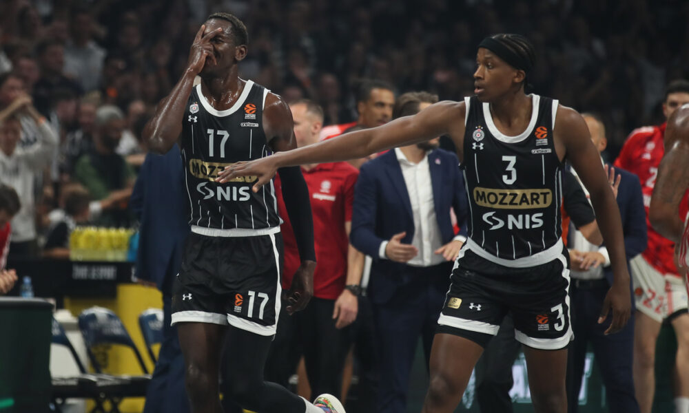 kosarkas Partizana na utakmici Evrolige protiv Bajerna u hali Beogradska Arena, Beograd 15.10.2024. godine Foto: Ivica Veselinov / MN PRESS KOSARKA, BASKETBALL, EVROLIGA, EUROLEAGUE, PARTIZAN, BAYERN, BAJERN