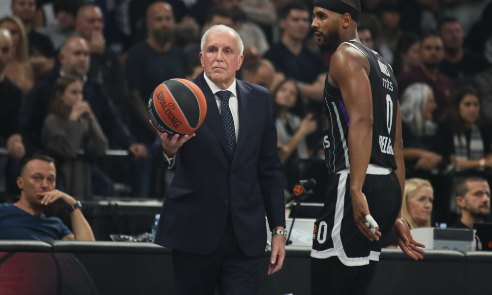 kosarkas Partizana na utakmici Evrolige protiv Bajerna u hali Beogradska Arena, Beograd 15.10.2024. godine Foto: Ivica Veselinov / MN PRESS KOSARKA, BASKETBALL, EVROLIGA, EUROLEAGUE, PARTIZAN, BAYERN, BAJERN