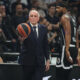 kosarkas Partizana na utakmici Evrolige protiv Bajerna u hali Beogradska Arena, Beograd 15.10.2024. godine Foto: Ivica Veselinov / MN PRESS KOSARKA, BASKETBALL, EVROLIGA, EUROLEAGUE, PARTIZAN, BAYERN, BAJERN