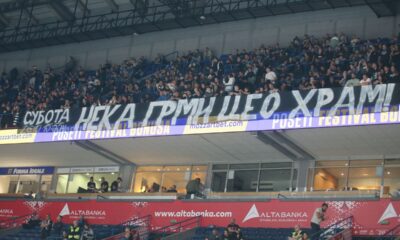 GROBARI navijaci kosarkasa Partizana na utakmici Evrolige protiv Virtusa u hali Beogradska Arena, Beograd 23.10.2024. godine Foto: Ivica Veselinov / MN PRESS KOSARKA, BASKETBALL, EVROLIGA, EUROLEAGUE, PARTIZAN, VIRTUS BOLOGNA, VIRTUS BOLONJA