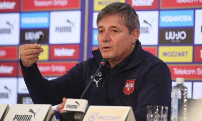 DRAGAN STOJKOVIC PIKSI selektor i trener fudbalera reprezentacije Srbije na press konferenciji u sportskom centru FSS, Stara Pazova 07.10.2024. godine Foto: Ivica Veselinov / MN Press Fudbal, Srbija, Pres konferencija