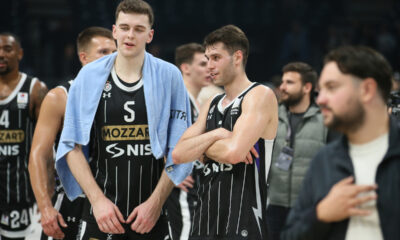 kosarkas Partizana na utakmici ABA lige protiv Krke u hali Beogradska Arena, Beograd 26.10.2024. godine Foto: Ivica Veselinov / MN PRESS KOSARKA, BASKETBALL, ABA LIGA, ABA LEAGUE, PARTIZAN, KK KRKA NOVO MESTO