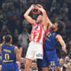 kosarkas Crvene zvezde na utakmici Evrolige protiv Barselone u hali Beogradska arena, Beograd 18.10.2024. godine Foto: Marko Metlas Kosarka, Crvena zvezda, Evroliga, Barselona