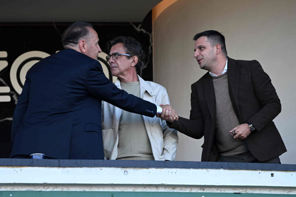 funkcioneri na utakmici Superlige prvenstva Srbije Partizana protiv Cukarickog na stadionu Partizana, Beograd 26.10.2024. godine Foto: Marko Metlas Fudbal, Partizan, Superliga Prvenstvo Srbije, Cukaricki