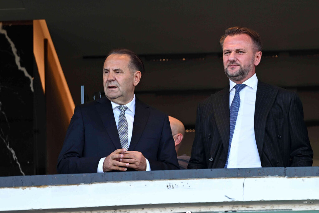 funkcioneri na utakmici Superlige prvenstva Srbije Partizana protiv Cukarickog na stadionu Partizana, Beograd 26.10.2024. godine Foto: Marko Metlas Fudbal, Partizan, Superliga Prvenstvo Srbije, Cukaricki