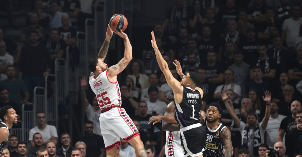 , kosarkas Partizana, na utakmici Evrolige protiv Monaka, u hali Aleksandar Nikolic. Belgrade, 30.10.2024. foto: Nebojsa Parausic/ MN Press BASKETBALL, EUROLEAGUE, PARTIZAN, MONACO