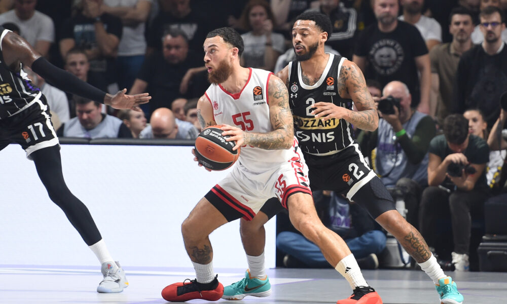 , kosarkas Partizana, na utakmici Evrolige protiv Monaka, u hali Aleksandar Nikolic. Belgrade, 30.10.2024. foto: Nebojsa Parausic/ MN Press BASKETBALL, EUROLEAGUE, PARTIZAN, MONACO