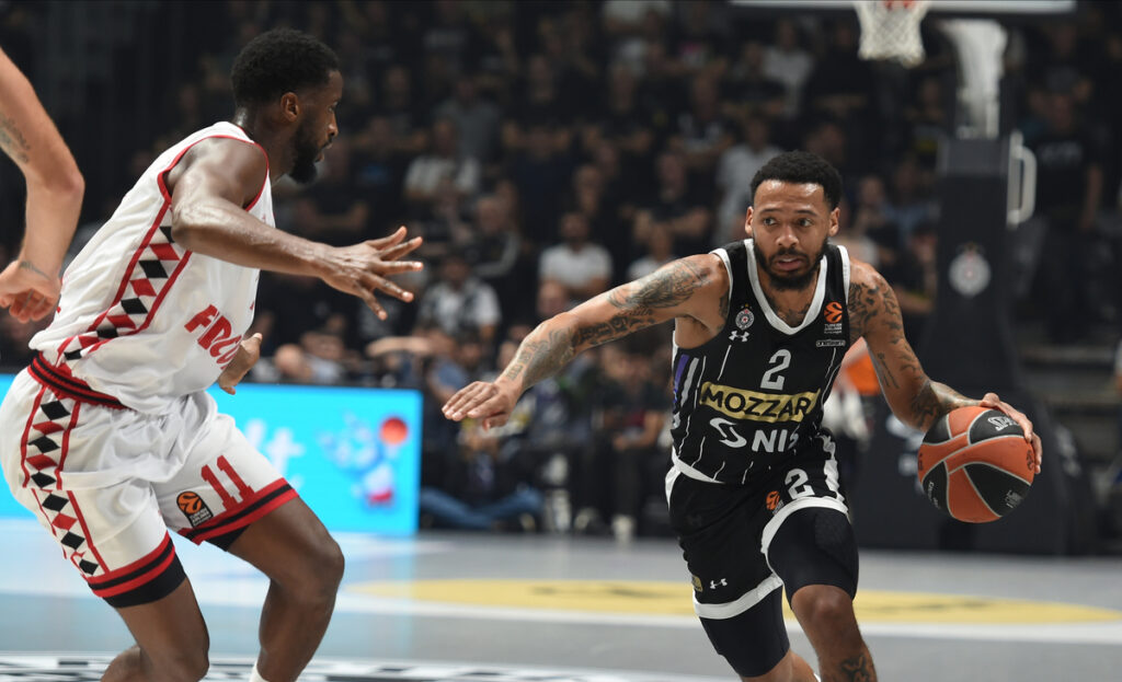 , kosarkas Partizana, na utakmici Evrolige protiv Monaka, u hali Aleksandar Nikolic. Belgrade, 30.10.2024. foto: Nebojsa Parausic/ MN Press BASKETBALL, EUROLEAGUE, PARTIZAN, MONACO