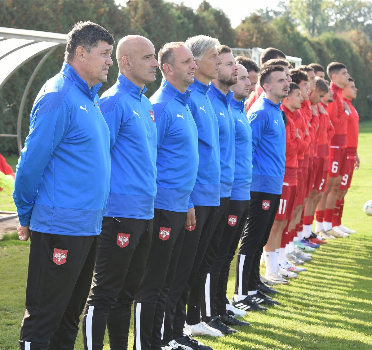 U18 SERBIA vs CZECH, na stadionu SC FSS. Stara Pazova, 12.10.2024. foto: Nebojsa Parausic Fudbal, Srbija, Ceska