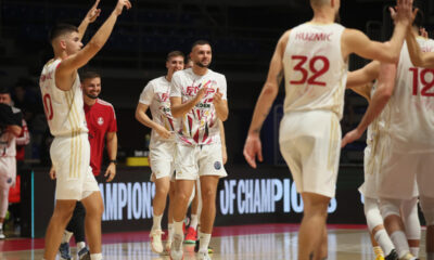 kosarkas FMP Zeleznika na utakmici FIBA Lige Sampiona protiv Peristerija u hali Aleksandar Nikolic, Beograd 02.10.2024. godine Foto: Ivica Veselinov / MN PRESS KOSARKA, BASKETBALL, FIBA LIGA SAMPIONA, FIBA CHAMPIONS LEAGUE, FMP ZELEZNIK, PERISTERI