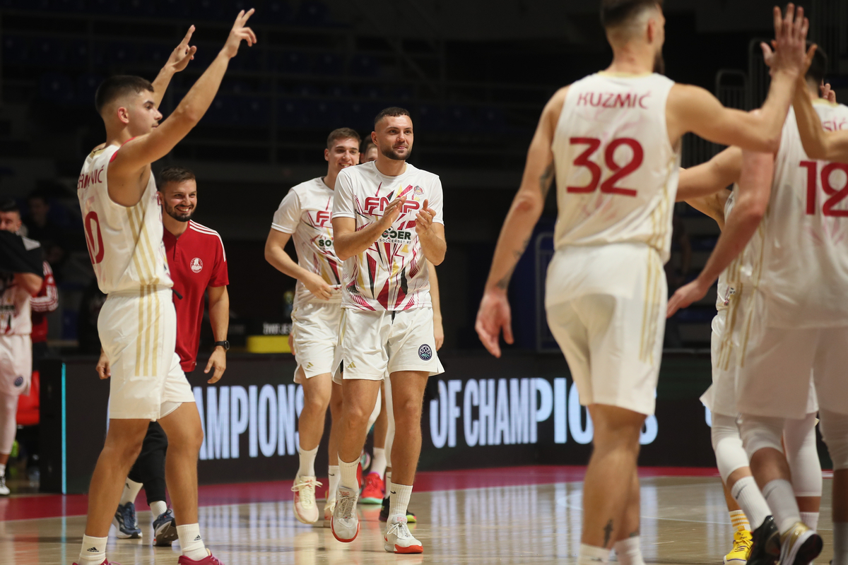 kosarkas FMP Zeleznika na utakmici FIBA Lige Sampiona protiv Peristerija u hali Aleksandar Nikolic, Beograd 02.10.2024. godine Foto: Ivica Veselinov / MN PRESS KOSARKA, BASKETBALL, FIBA LIGA SAMPIONA, FIBA CHAMPIONS LEAGUE, FMP ZELEZNIK, PERISTERI