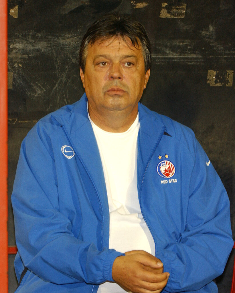 FUDBAL - MILORAD KOSANOVIC, trener Crvena zvezda, na utakmici protiv Groclina.Beograd, 05.10.2007.   