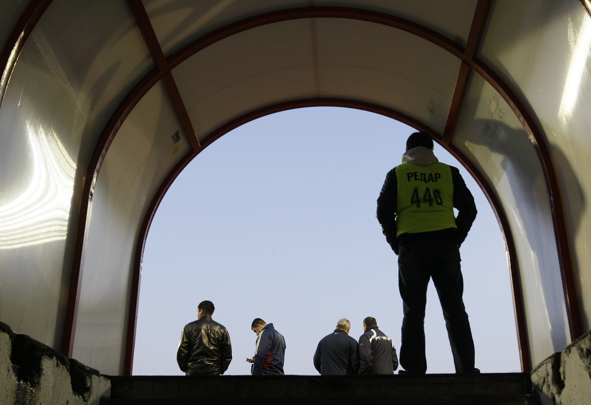 Tunel stadiona, ilustracija