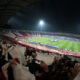 Navijači Crvene zvezde na utakmici UEFA Lige sampiona protiv Barselone na stadionu Rajko Mitic, Beograd 06.11.2024. godine Foto: Ivica Veselinov / MN PRESS FUDBAL, FOOTBALL, UEFA CHAMPIONS LEAGUE, LIGA SAMPIONA, CRVENA ZVEZDA, RED STAR, BARCELONA, BARSELONA