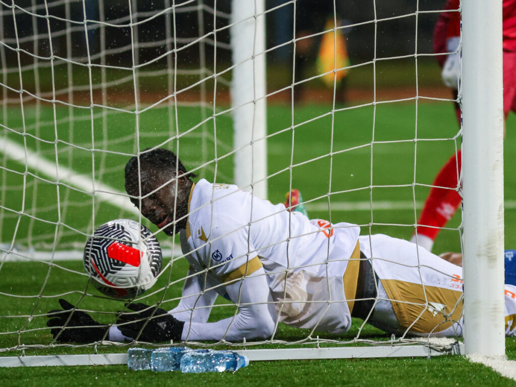 fudbaler Crvene zvezde na utakmici Superlige Prvenstva Srbije protiv Mladosti na stadionu Mladosti, Lucani 30.11.2024. godine Foto: MN press/dt Fudbal, Crvena zvezda, Superliga Prvenstvo Srbije, Mladost Lucani