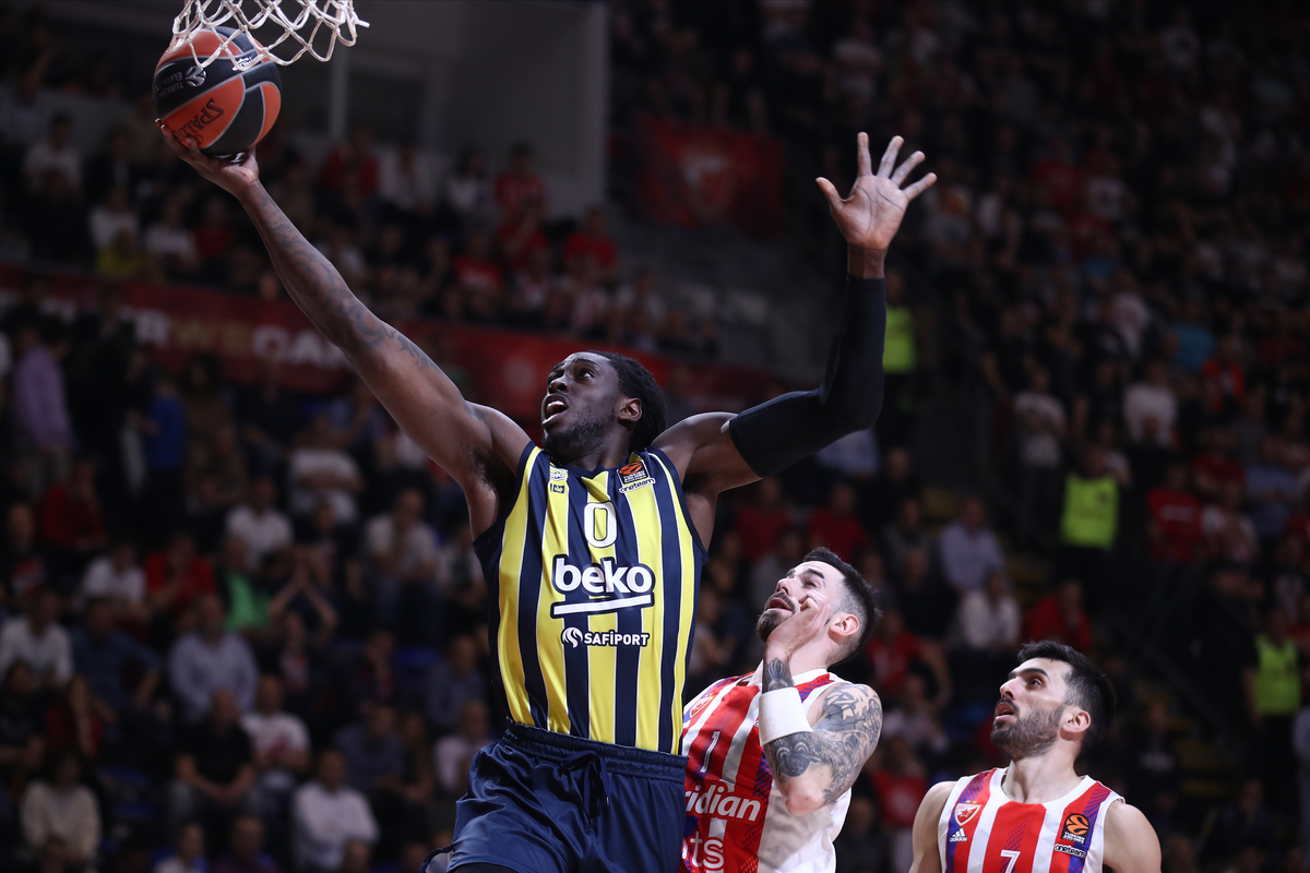 JOHNATHAN MOTLEY Dzonatan Motli kosarkas Fenerbahcea na utakmici Evrolige protiv Crvene Zvezde u hali Aleksandar Nikolic, Beograd 13.04.2023. Foto: Ivica Veselinov / MN PRESS KOSARKA, BASKETBALL, EVROLIGA, EUROLEAGUE, CRVENA ZVEZDA, FENERBAHCE ISTANBUL