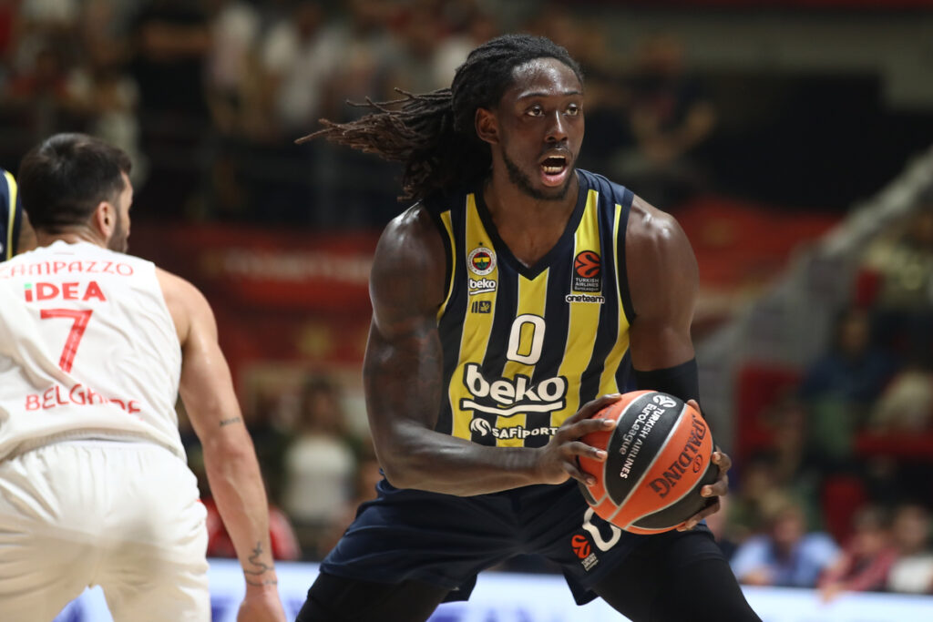 JOHNATHAN MOTLEY Dzonatan Motli kosarkas Fenerbahcea na utakmici Evrolige protiv Crvene Zvezde u hali Aleksandar Nikolic, Beograd 13.04.2023. Foto: Ivica Veselinov / MN PRESS KOSARKA, BASKETBALL, EVROLIGA, EUROLEAGUE, CRVENA ZVEZDA, FENERBAHCE ISTANBUL