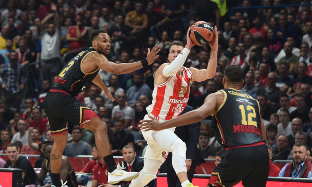 NEMANJA NEDOVIC, kosarkas Crvene zvezde, na utakmici Evrolige protiv Monaka, u Beogradskoj Stark Areni. Beograd, 18.10.2023. foto: Nebojsa Parausic / MN Press Kosarka, Euroleague, Crvena zvezda, Monako