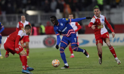 PEPE CHERIF NDIAYE Pepe Cerif Ndiaje fudbaler Crvene zvezde na utakmici Superlige Prvenstva Srbije protiv Vojvodine Novi Sad na stadionu Karadjordje, Novi Sad 25.11.2023. godine Foto: Marko Metlas Fudbal, Crvena zvezda, Superliga Prvenstvo Srbije, Vojvodina Novi Sad