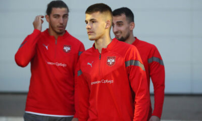 SAMED BAZDAR fudbaler Srbije na treningu u Sportskom Centru FSS, Stara Pazova 18.03.2024. godine Foto: Ivica Veselinov / MN PRESS FUDBAL, FOOTBALL, SRBIJA, SERBIA, TRENNING, TRAINING