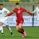 SAMED BAZDAR fudbaler reprezentacije Srbije na prijateljskoj utakmici protiv Kipra na stadionu AEK arena, Larnaka 25.03.2024. godine Foto: Marko Metlas Fudbal, Srbija, Prijateljska utakmica, Kipar